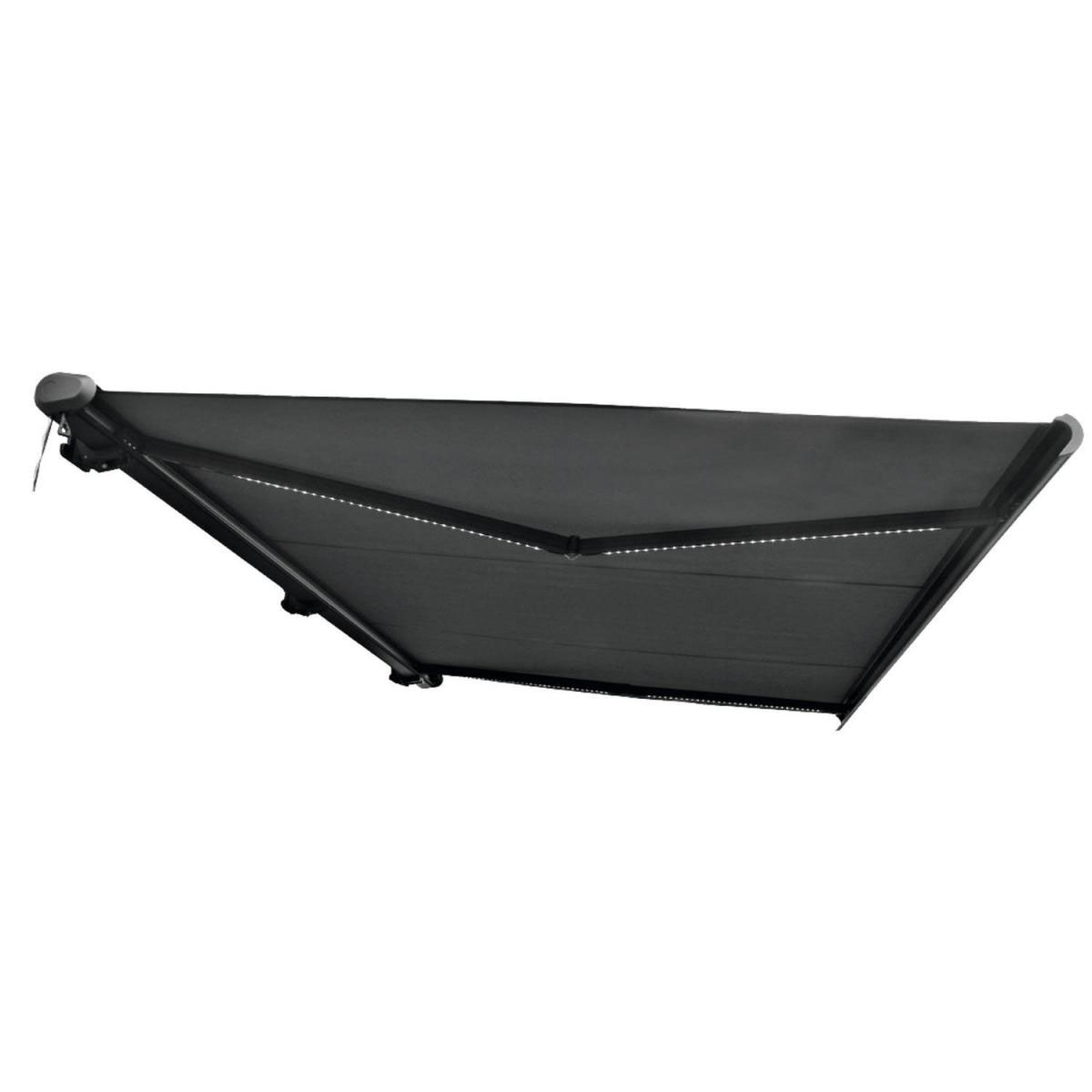Durabil Markise inkl LED-Beleuchtung 400 x 300 cm anthrazit