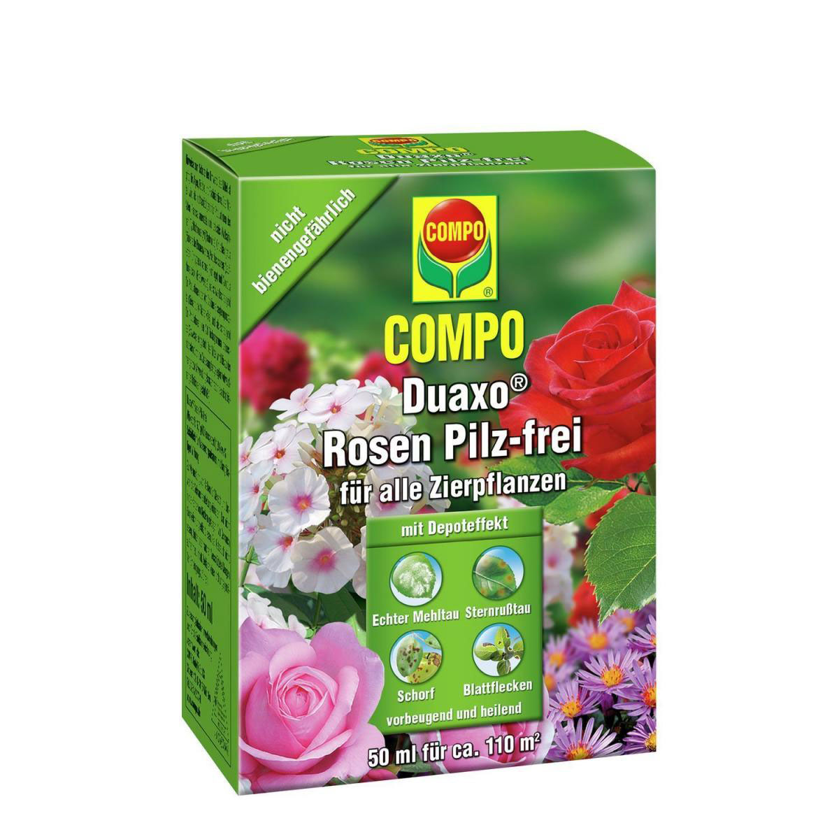 Compo Duaxo Rosen Pilz-frei für alle Zierpflanzen 50 ml