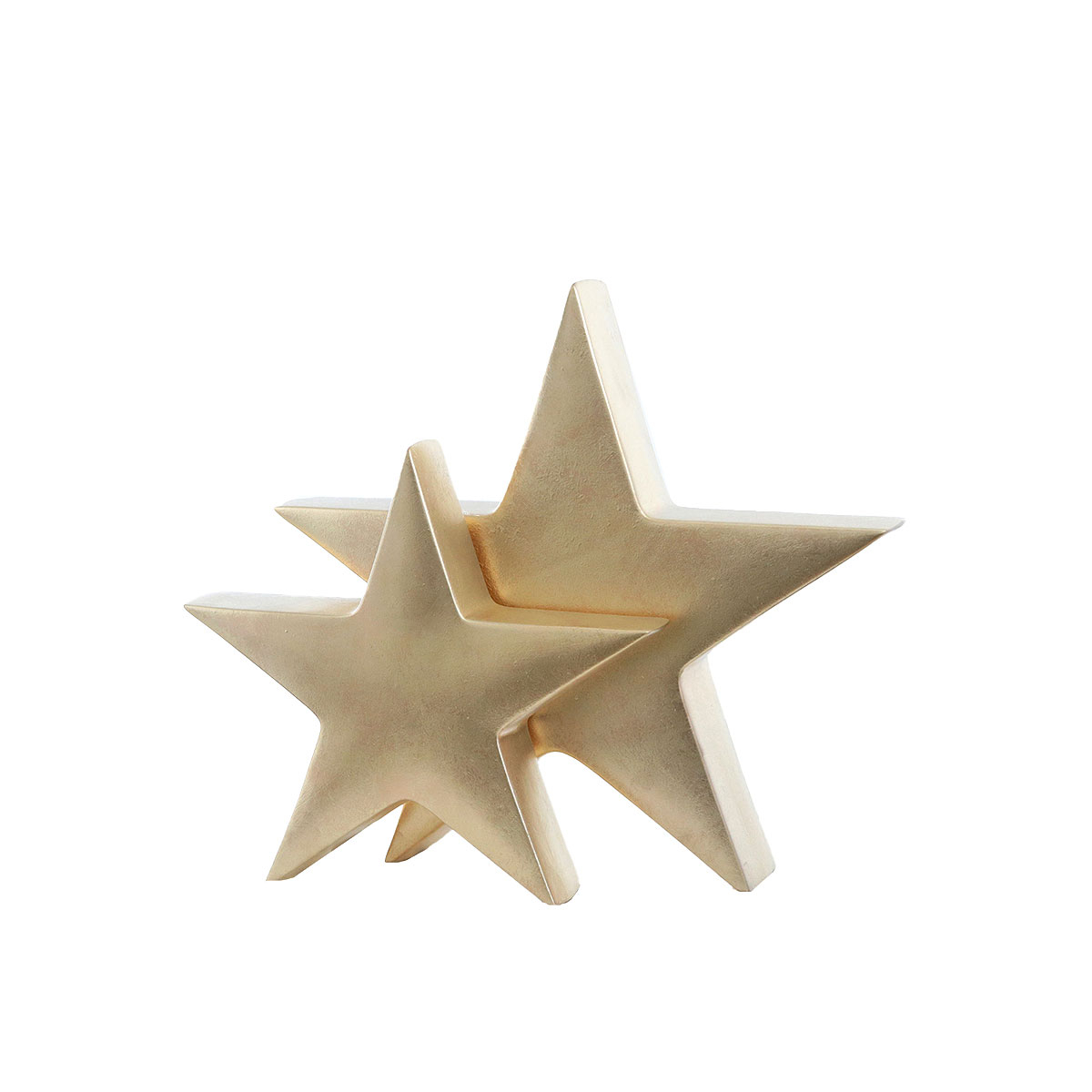 Stern stehend gold Keramik LxBxH 32 x 7 x 30 cm