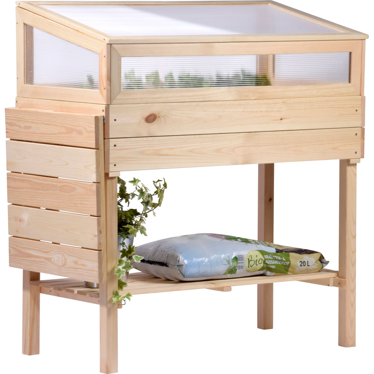 dobar Hochbeet beige 150 x 107 x 50 cm Bild 6