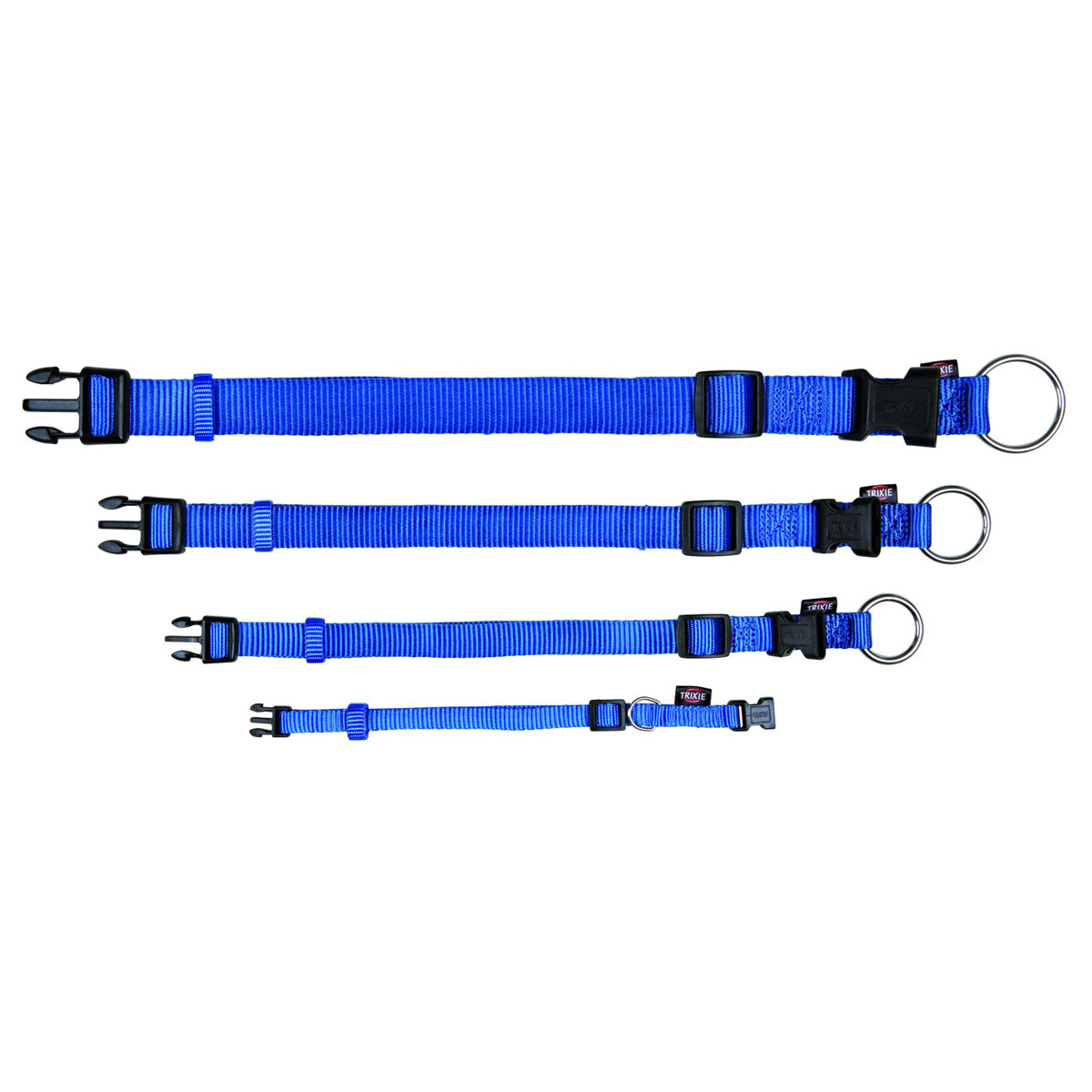 Trixie  Premium Halsband royalblau M-L 35-55 cm