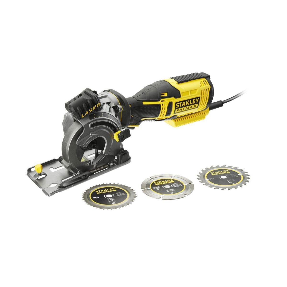 Stanley 650 Watt Kompakt-Handkreissäge im Koffer Bild 4