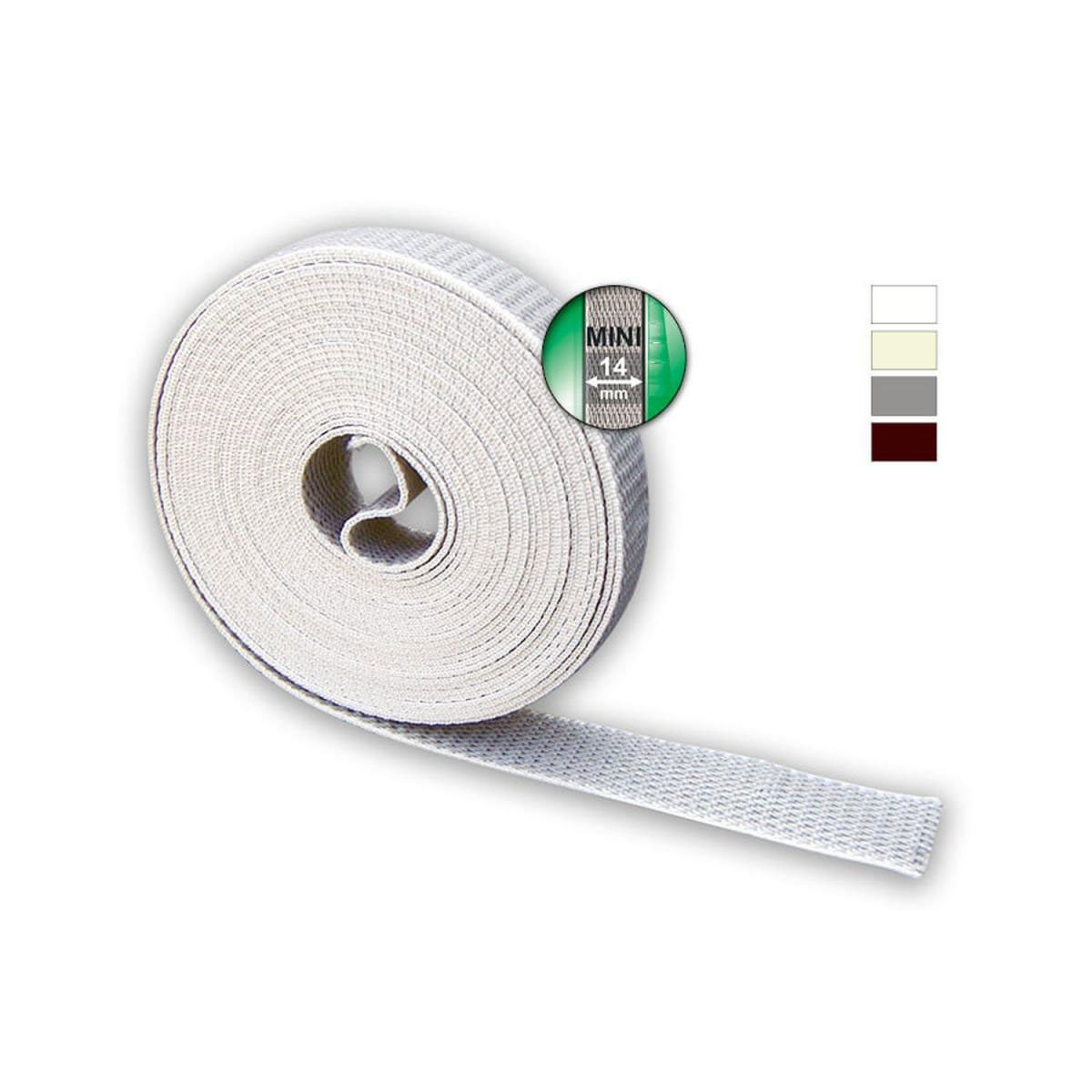 Schellenberg Gurtband Mini 14 mm / 12 m beige