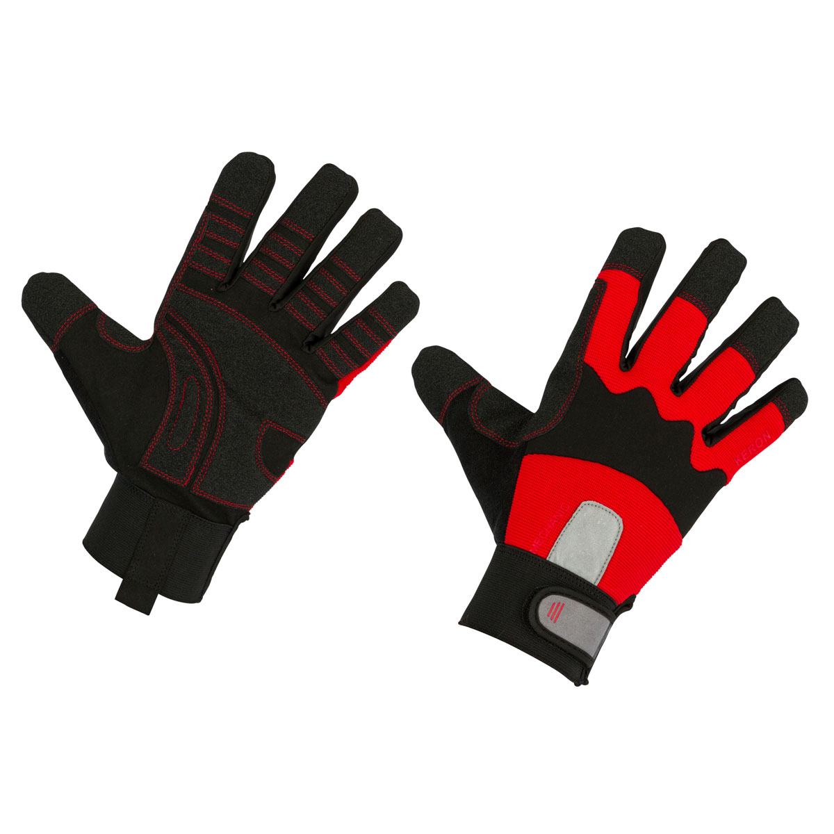 Keron Arbeitshandschuh Hermes Active schwarz-rot Größe 10/XL