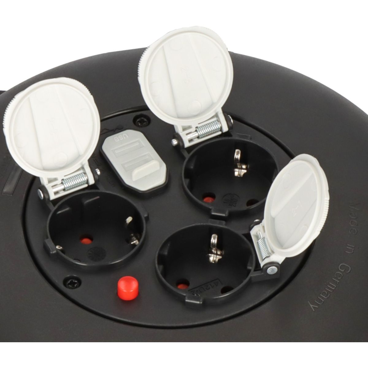 Brennenstuhl Vario-Line Kabelbox 3-fach USB-Ladefunktion 10m Bild 5