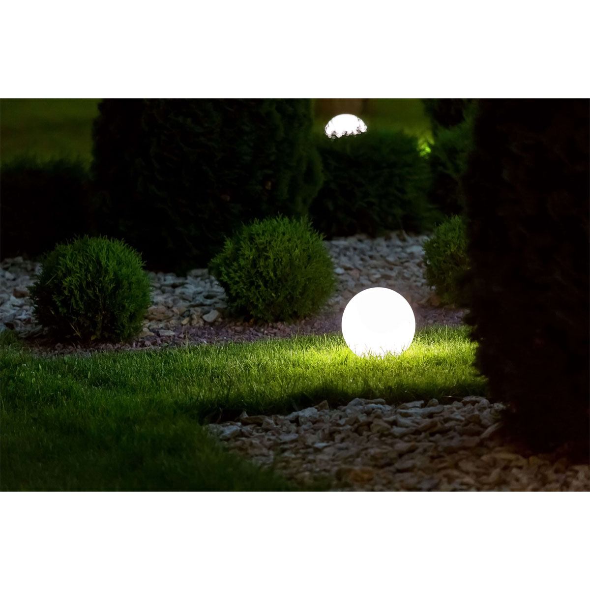 näve Kugelerdspießleuchte Durchmesser 40 cm schwarz Bild 5