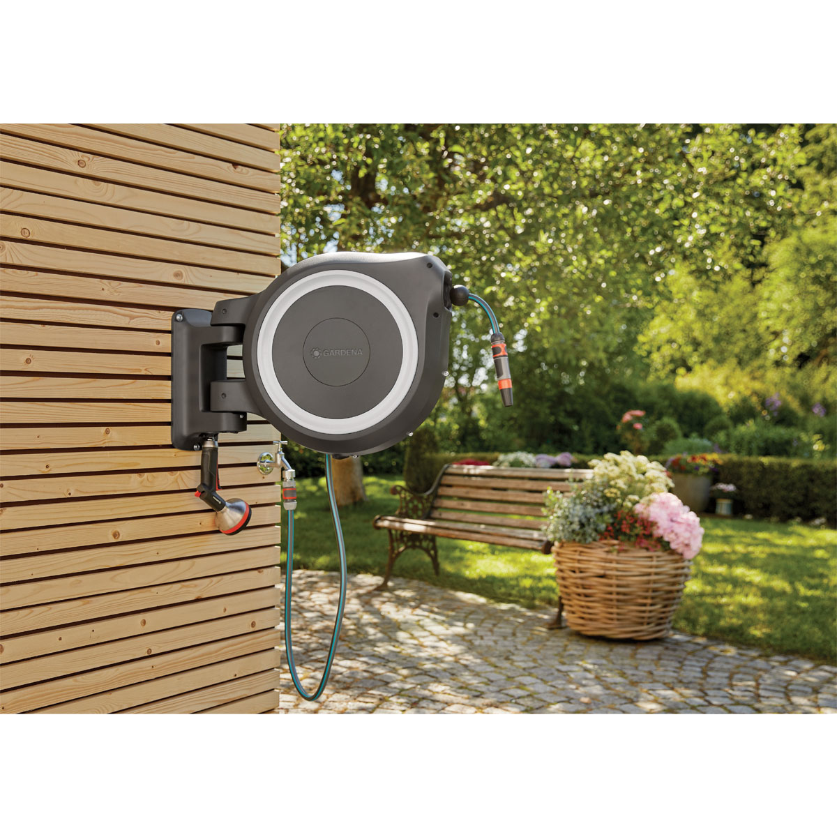 Gardena  Wandschlauchbox RollUp L 30m schwarz Bild 4