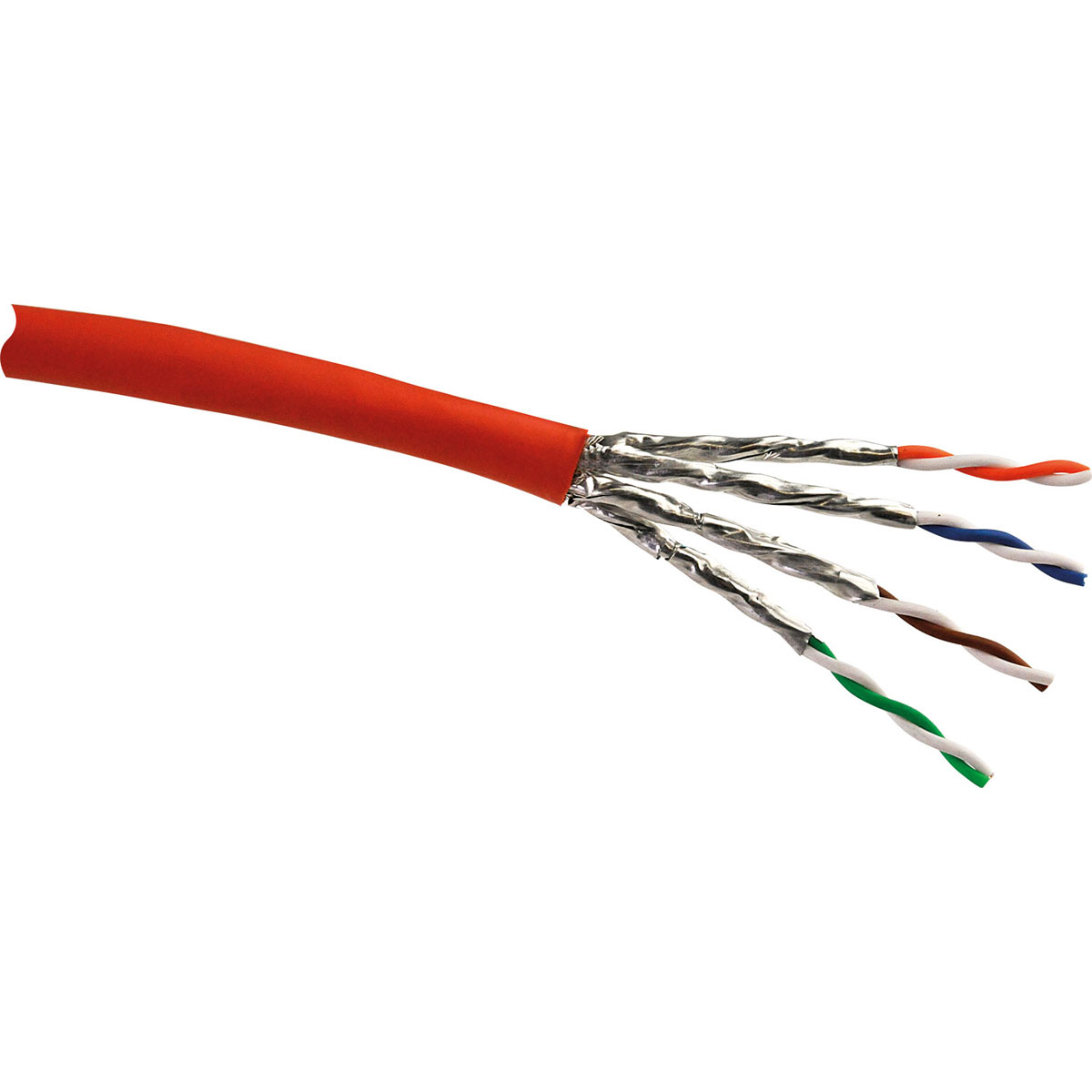 Schwaiger Netzwerkkabel CAT7 25m orange Bild 2
