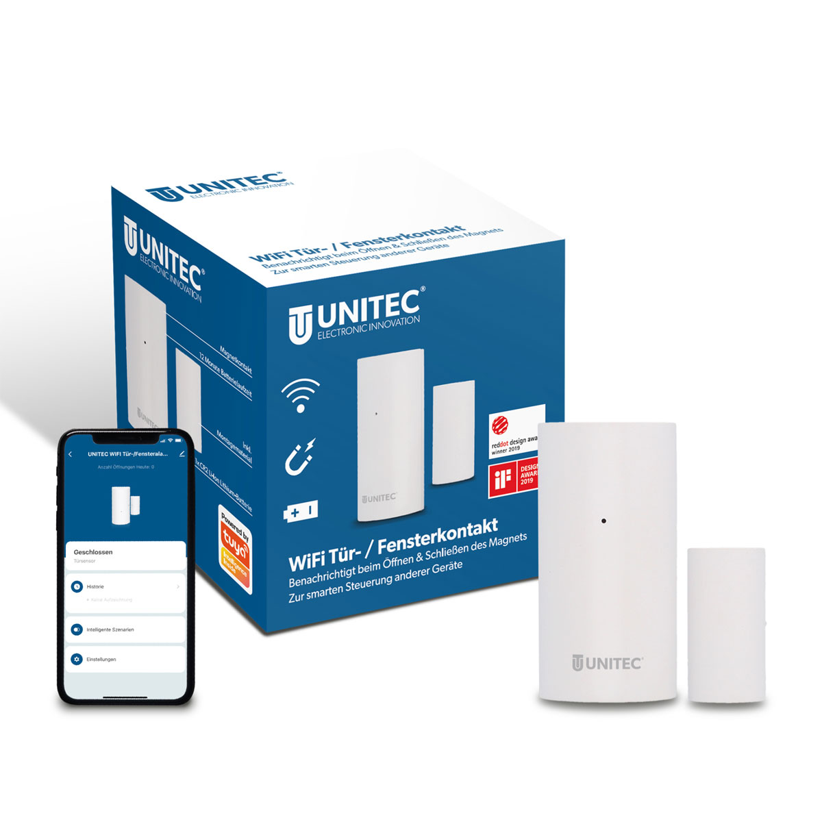 Unitec WIFI Tür-/Fensteralarm Smart Bild 4