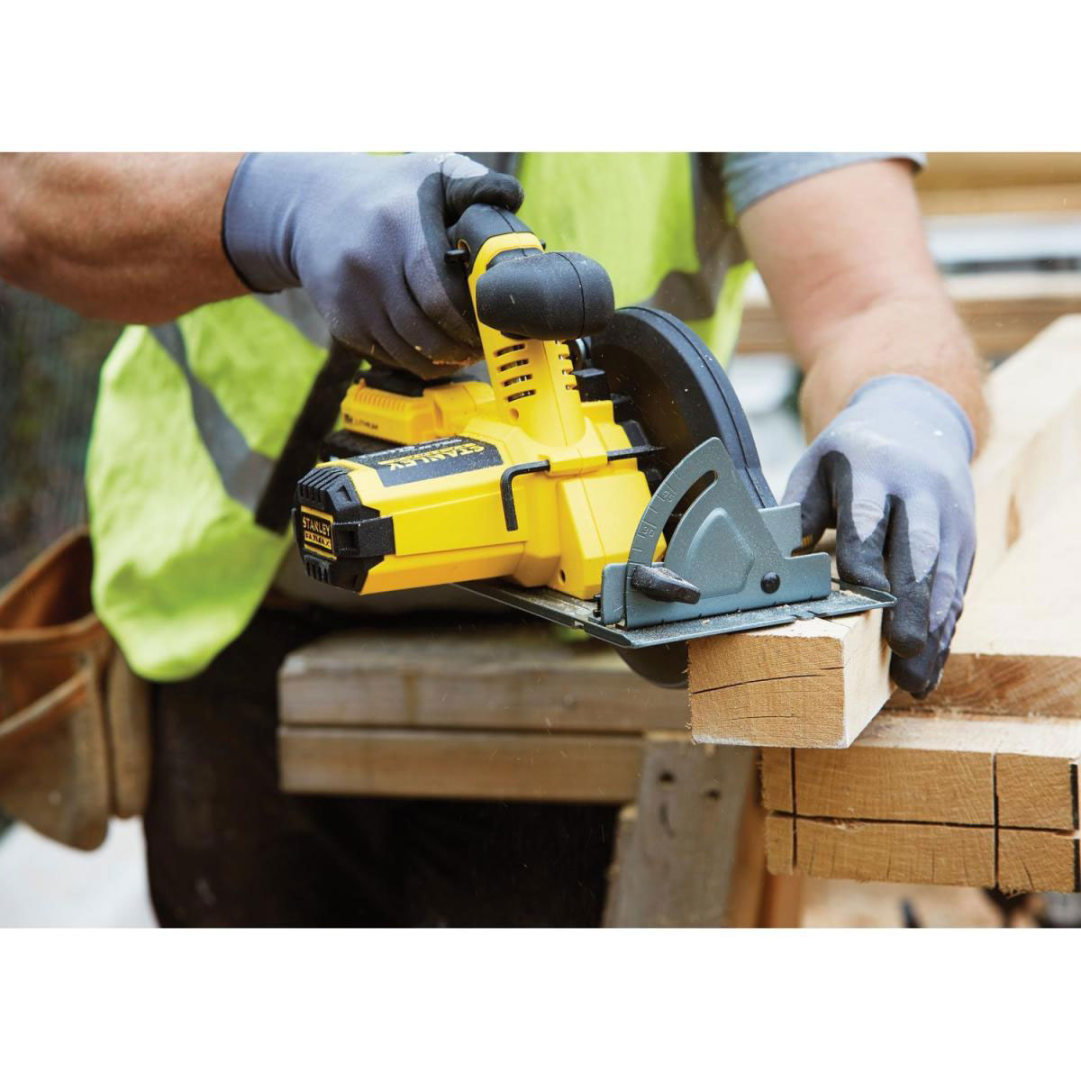 Stanley Akku-Handkreissäge ohne Akku Bild 2