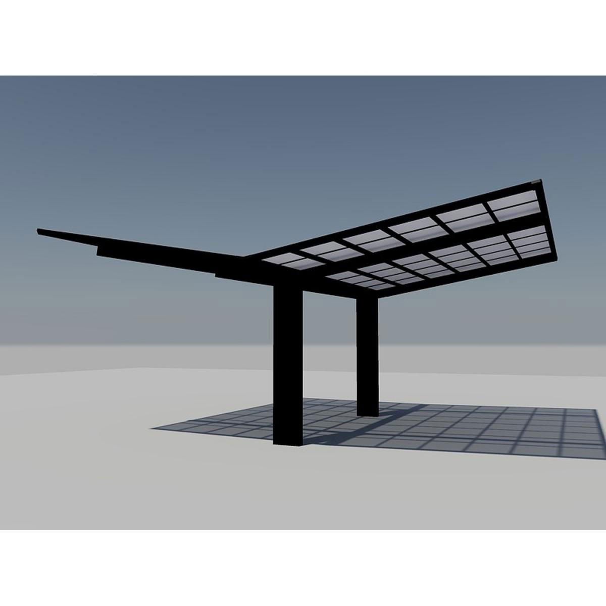 Ximax Alu 207929 Schwarz | Y 110 Linea Carport