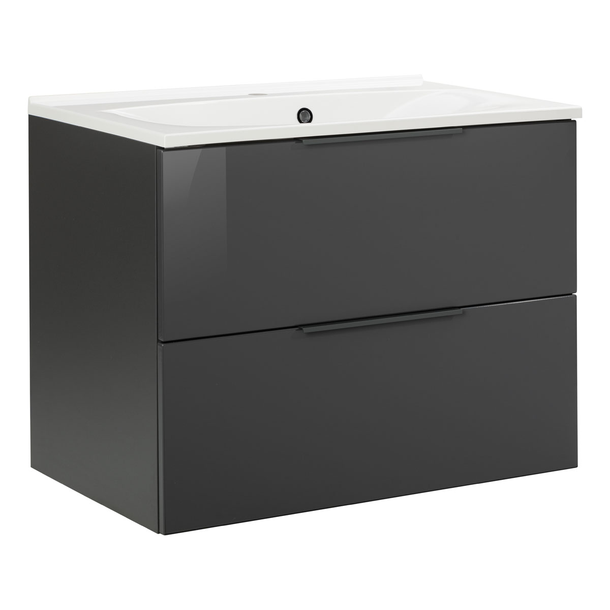 Fackelmann  Waschtischunterschrank LUNA 800 x 602 x 488 mm anthrazit Bild 5