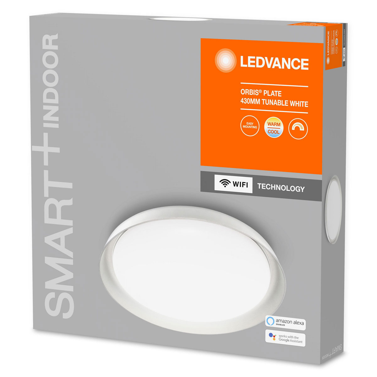 Ledvance SMART+ Deckenleuchte Orbis Plate Durchmesser 43 cm weiß Bild 5