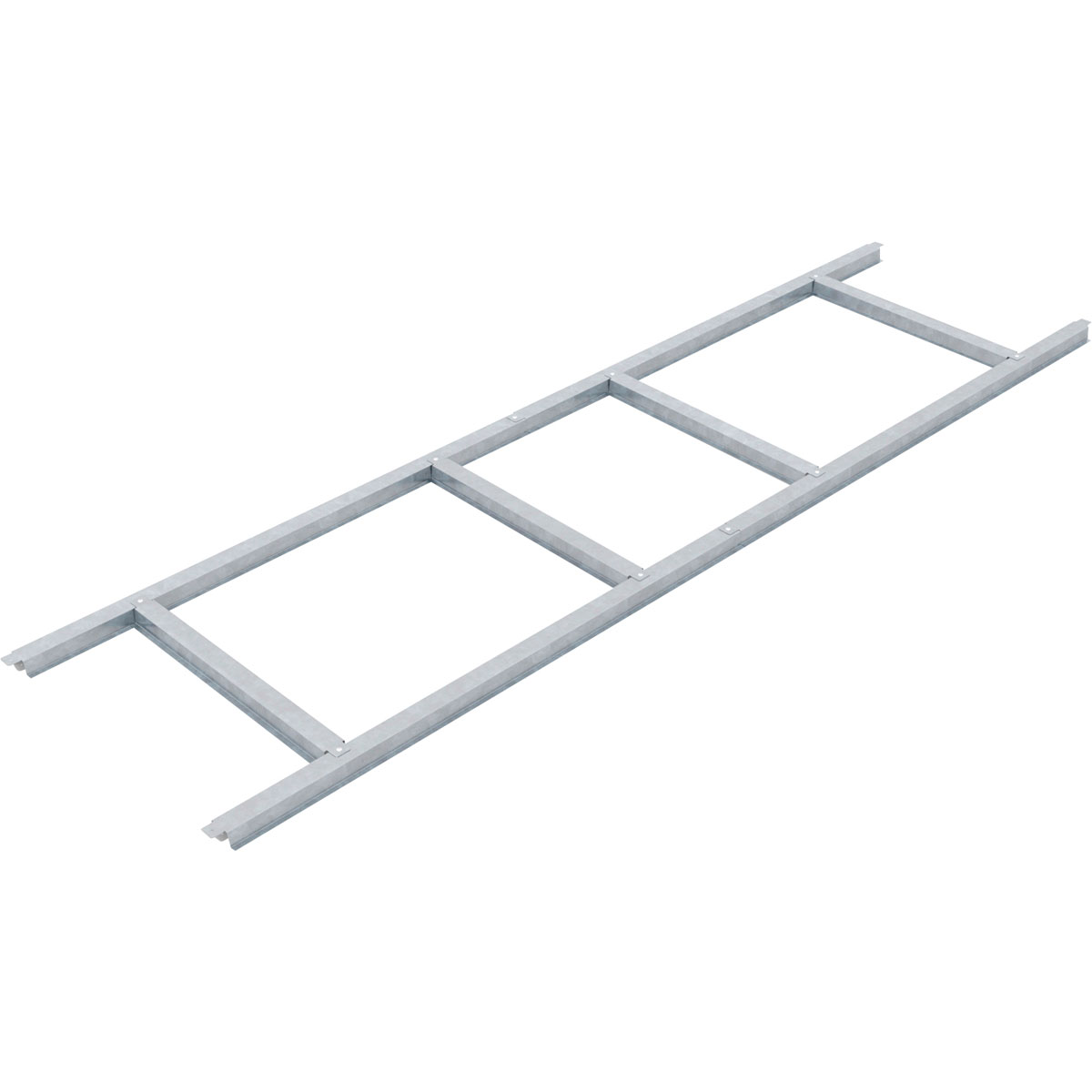 Pergart Bodenfundament „Köln II/Düsseldorf II“, 184x98cm, silber                                      