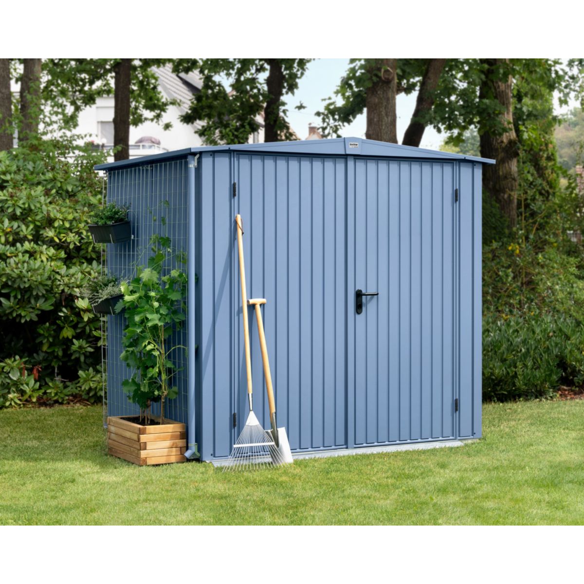 EcoStar  Gerätehaus Trend-STyp 2RAL5014 2 flg