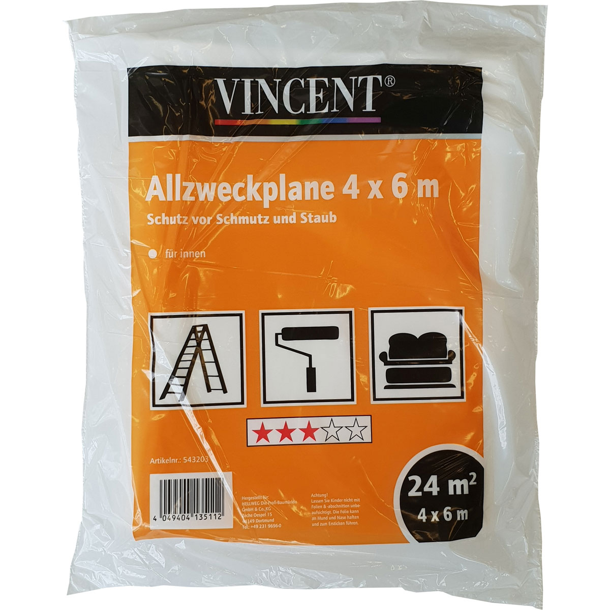 Vincent Allzweckplane 400 x 600 cm Vincent Allzweckplane 400 x 600 cm