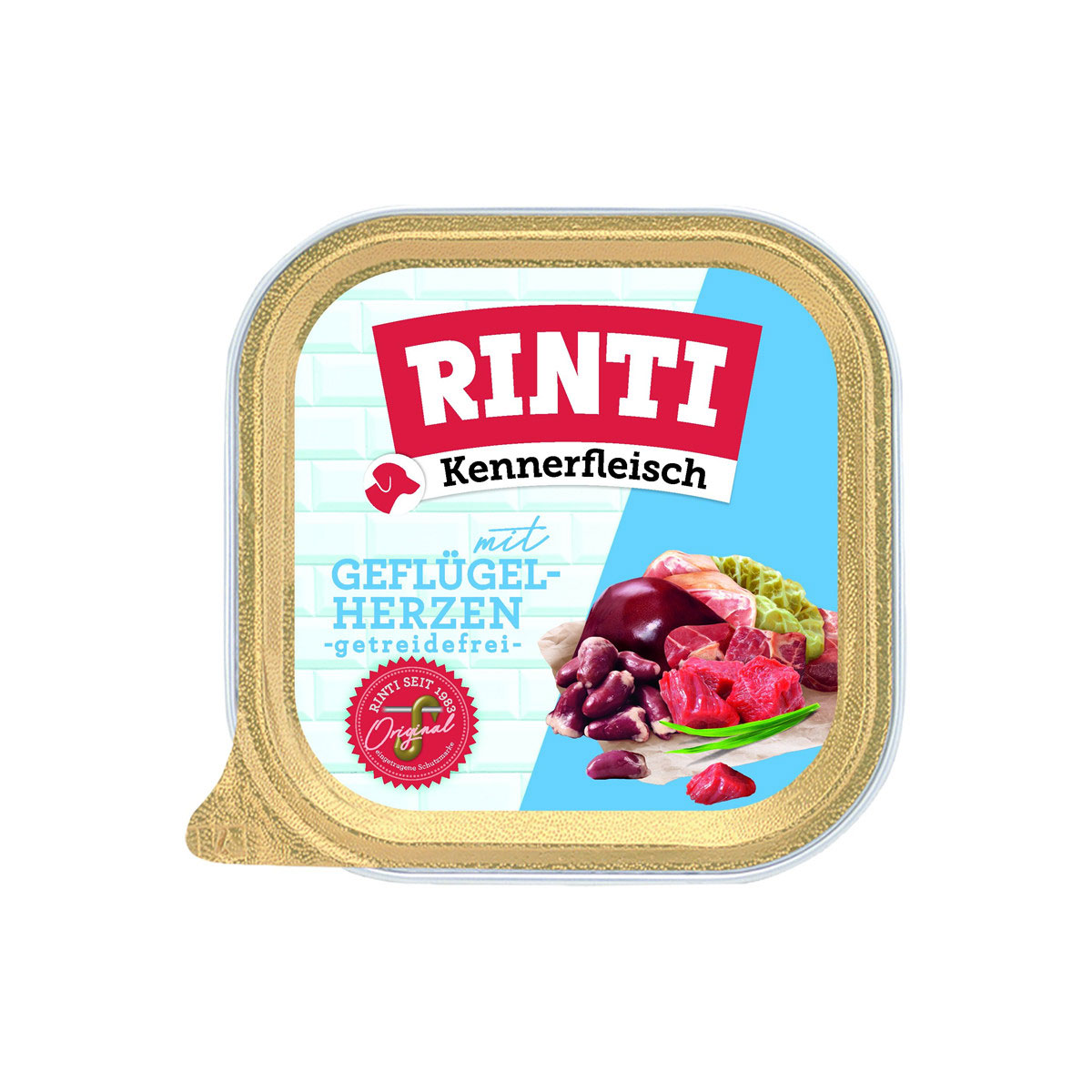 Rinti  Fin. Schale KF Plus Geflügelherzen 300g