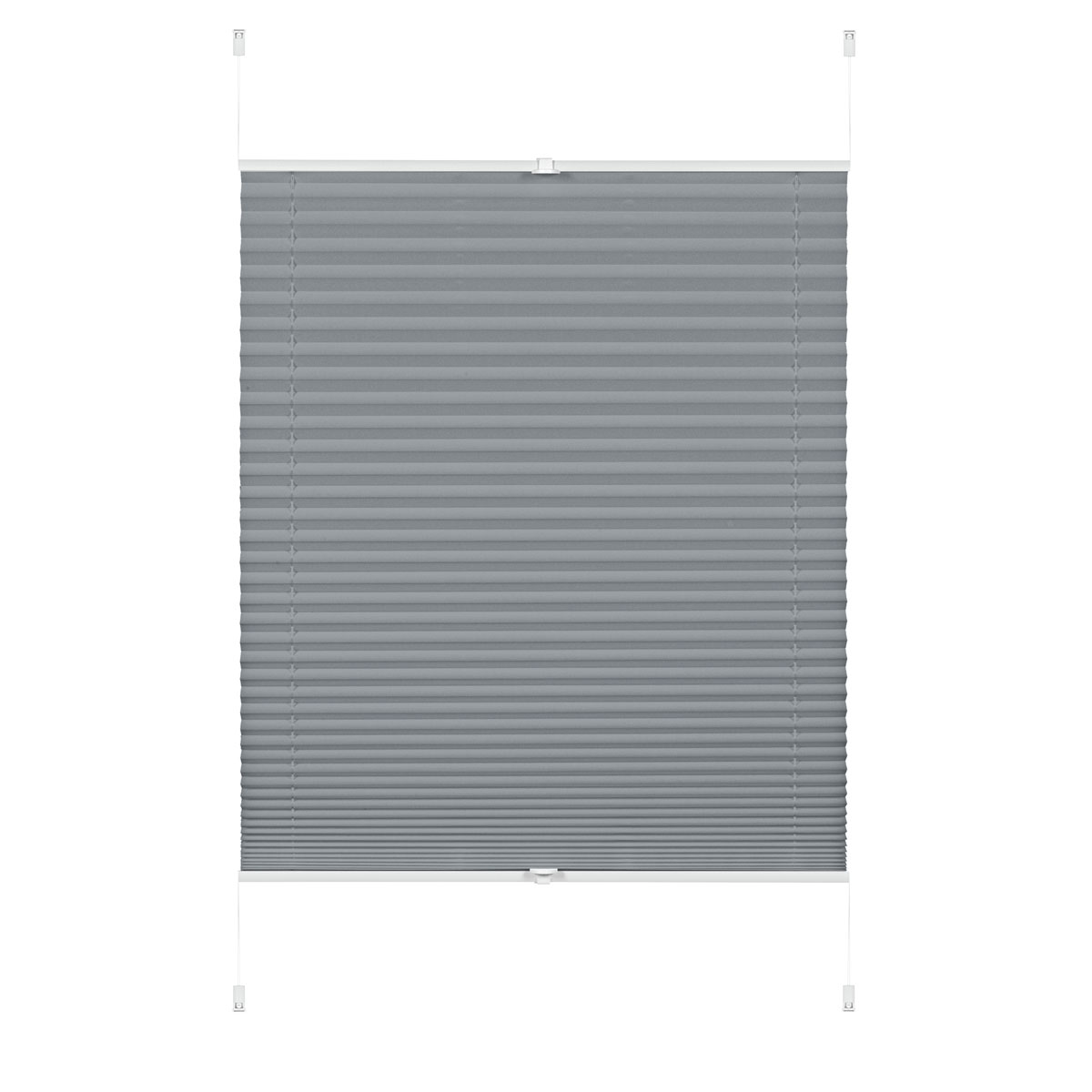 Gardinia Easyfix Plissee Greta 60 x 130 cm rauchblau