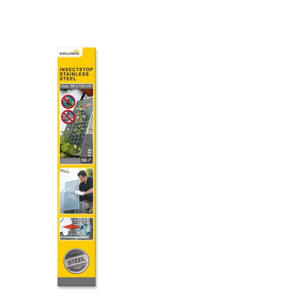 Schellenberg Lichtschacht-Gitter Sauberer Lichtschacht Edelstahl 50 x 125 cm Bild 2