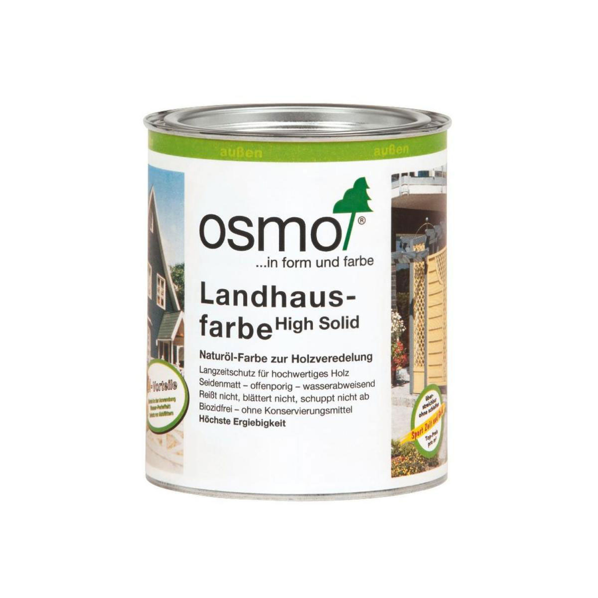 Osmo Landhausfarbe Weiß 0,75 L