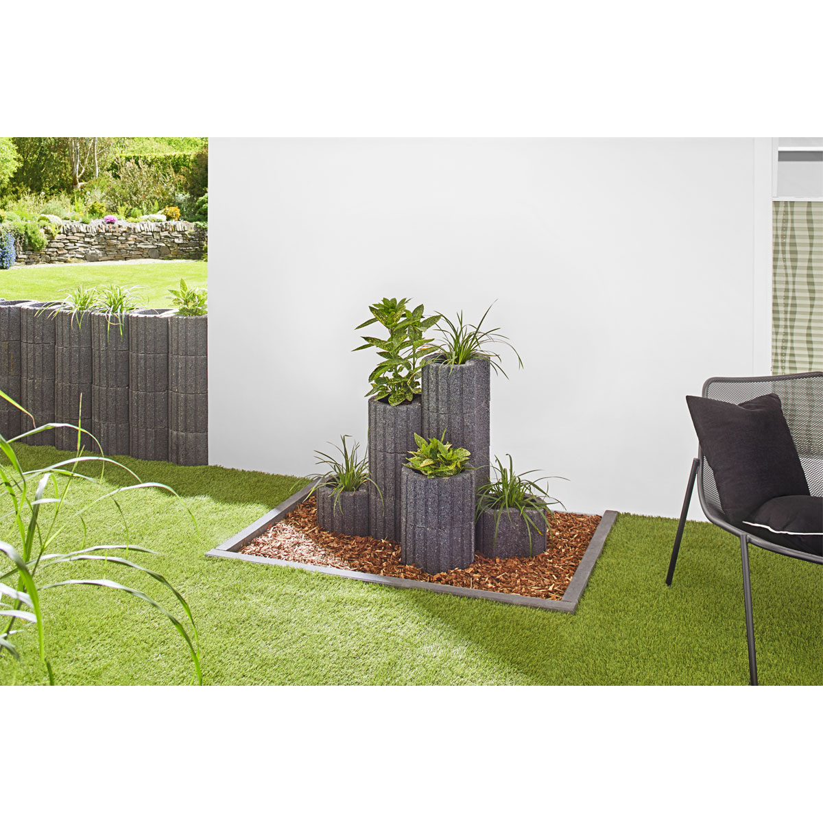 Lusit  Pflanzring klein 30 x 20 cm anthrazit Bild 3