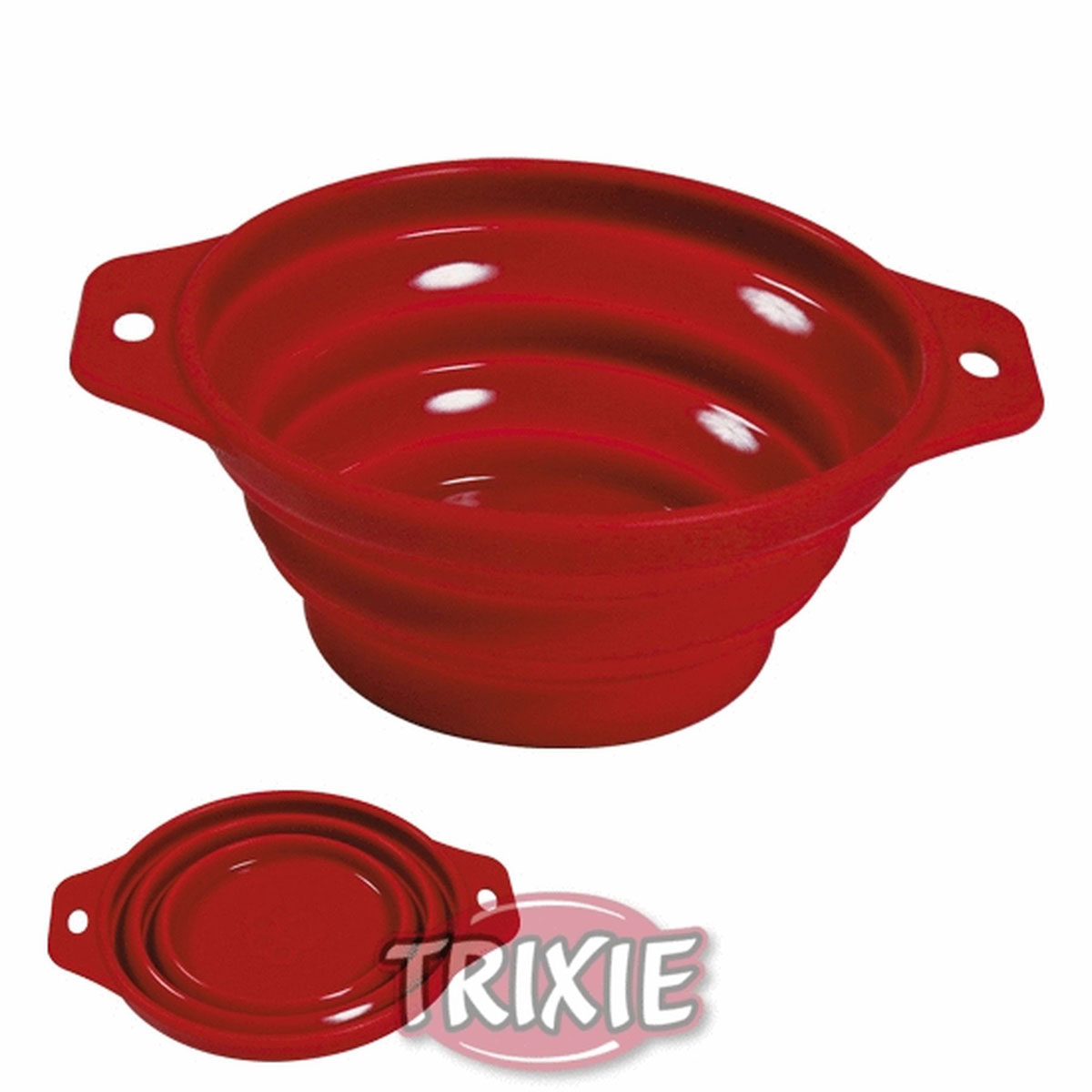 Trixie  Dog Napf Reise Silikon 0,5l/ø14 cm Bild 1