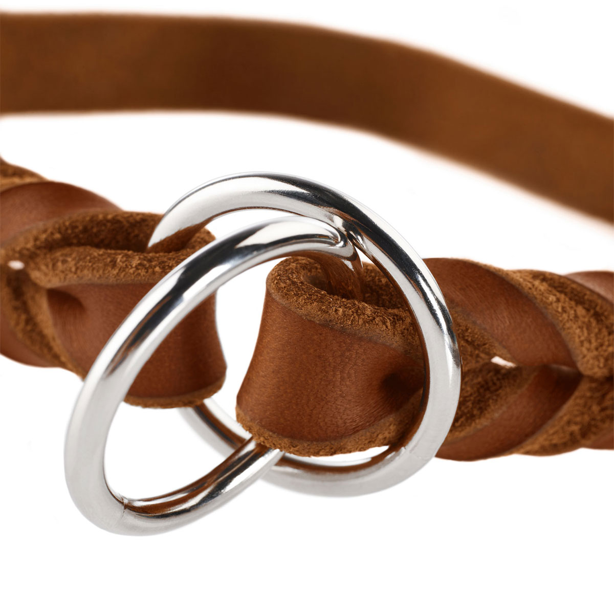 Hunter Dressurhalsung Solid Education cognac Größe M-L Bild 8