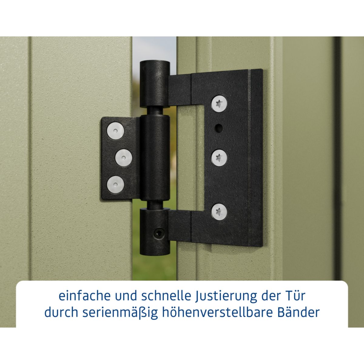 EcoStar  Gerätehaus Elegant-PTyp 2RAL6013 1 flg Bild 5