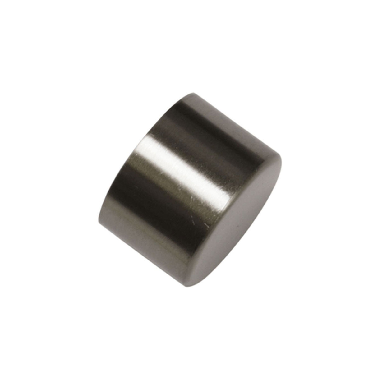 Gardinia Endkappe für Durchmesser 25 mm Edelstahl-optik