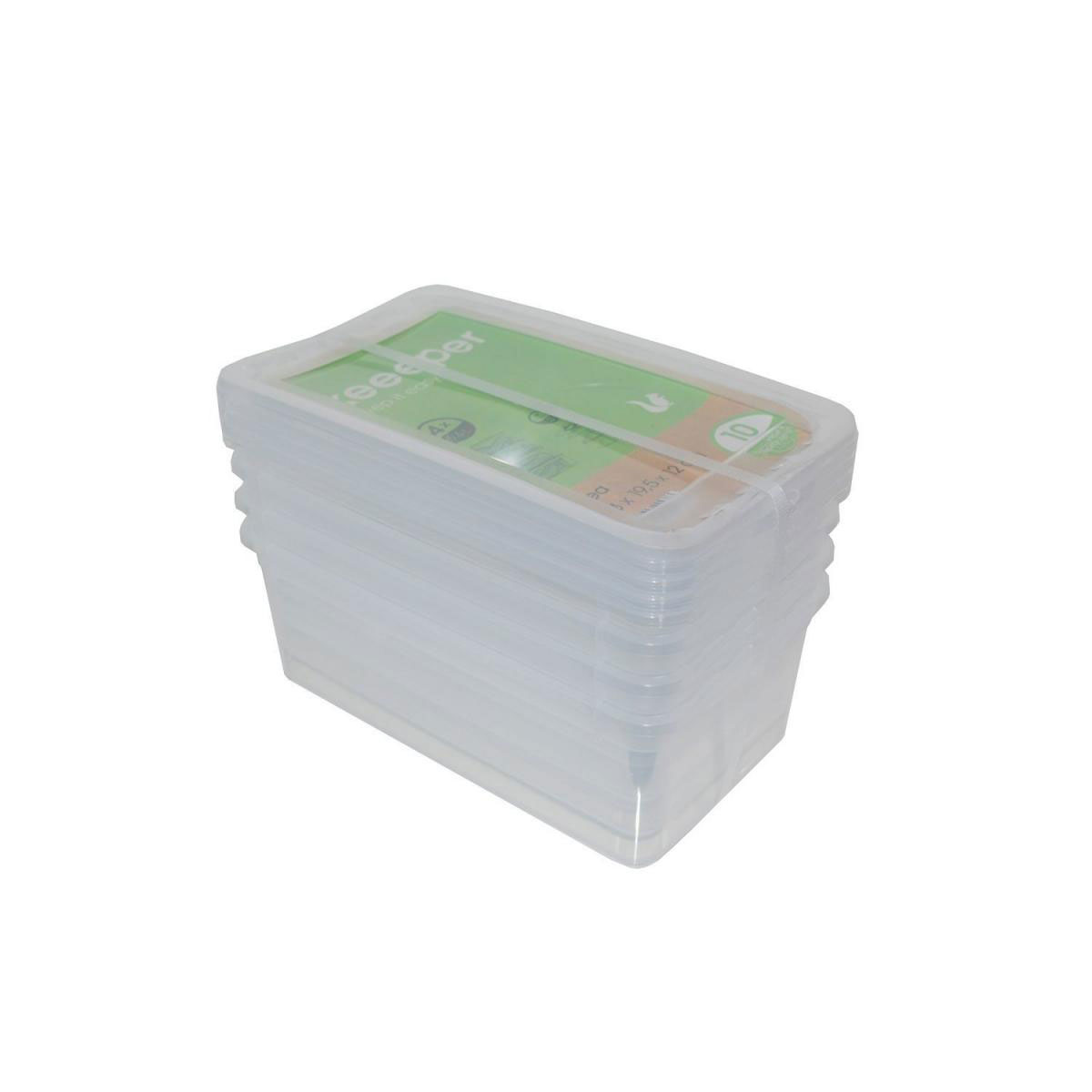 keeeper Boxen-Set Basixx 5,6 L 4er-Set