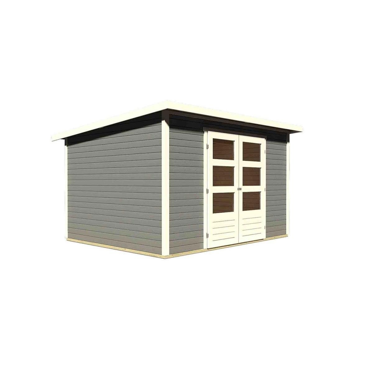 Karibu Gartenhaus Stockach 5 terragrau Bild 2