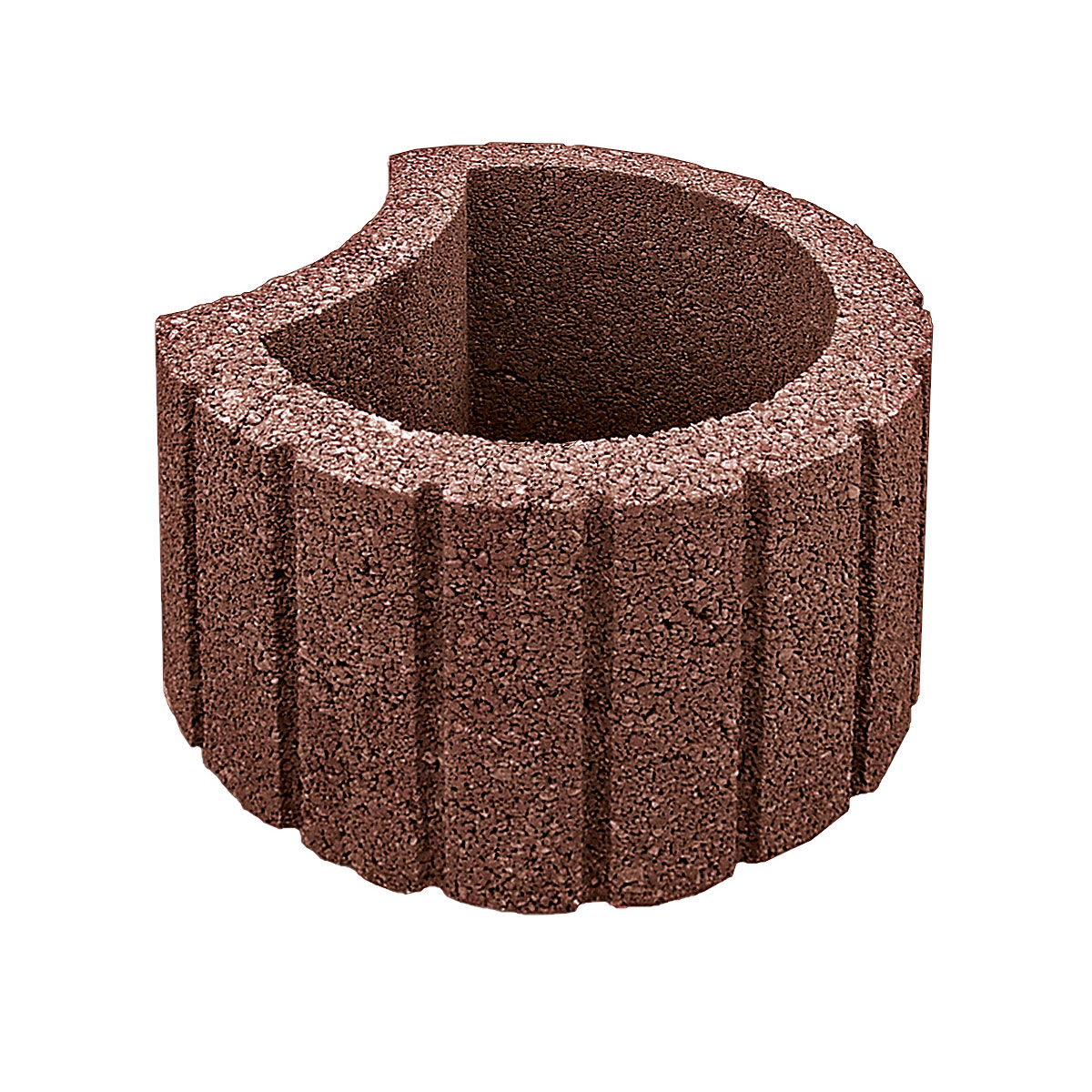 Lusit  Pflanzring groß Erdbraun