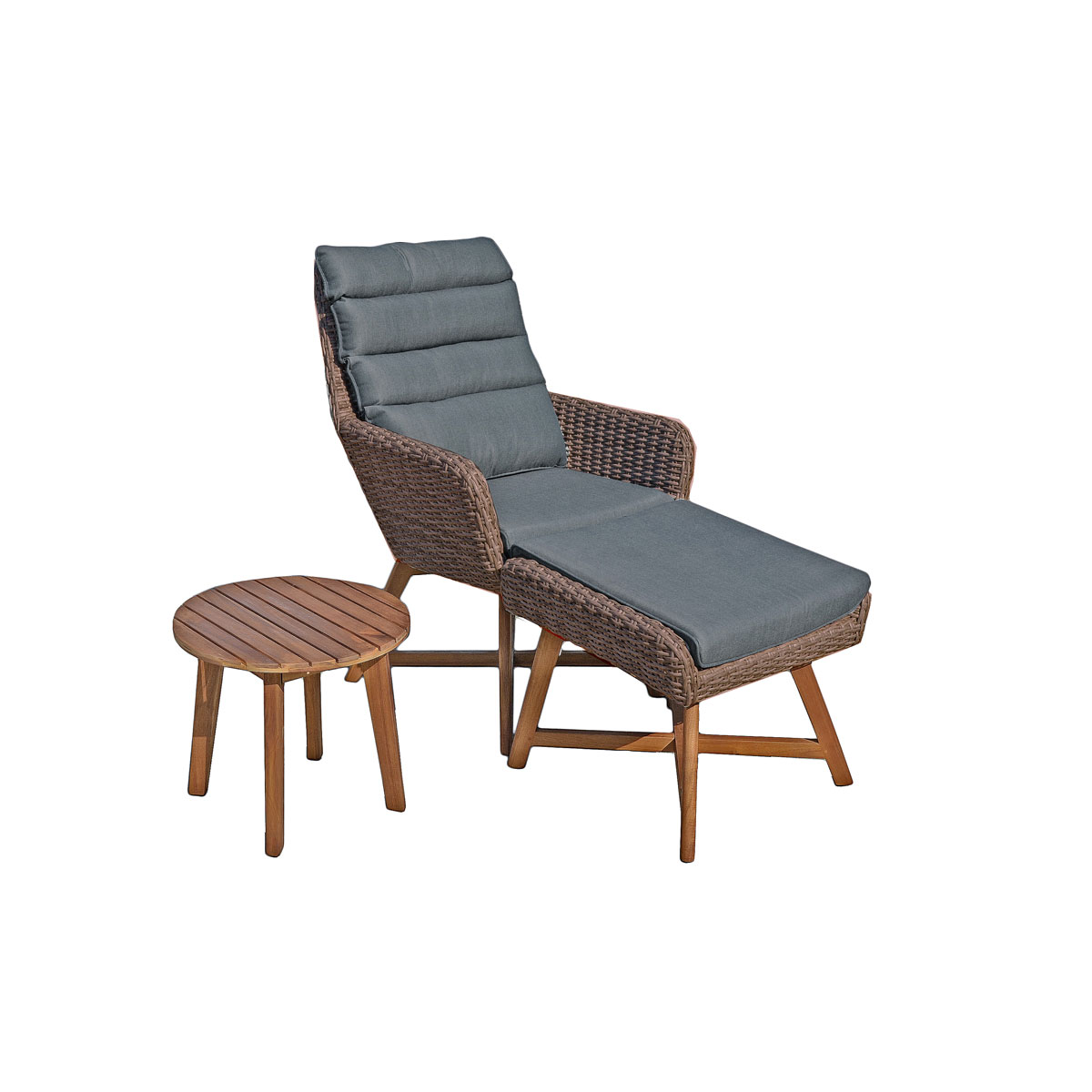 Lounger-Set Calvia coffee