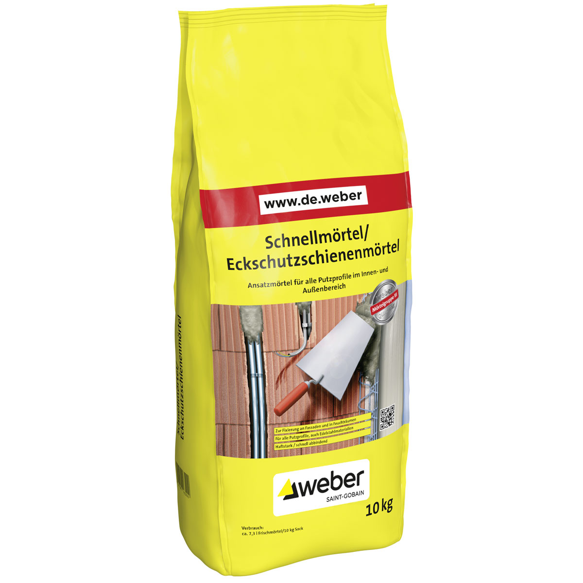 Weber Schnellmörtel Eckschutzschienenmörtel 10 kg