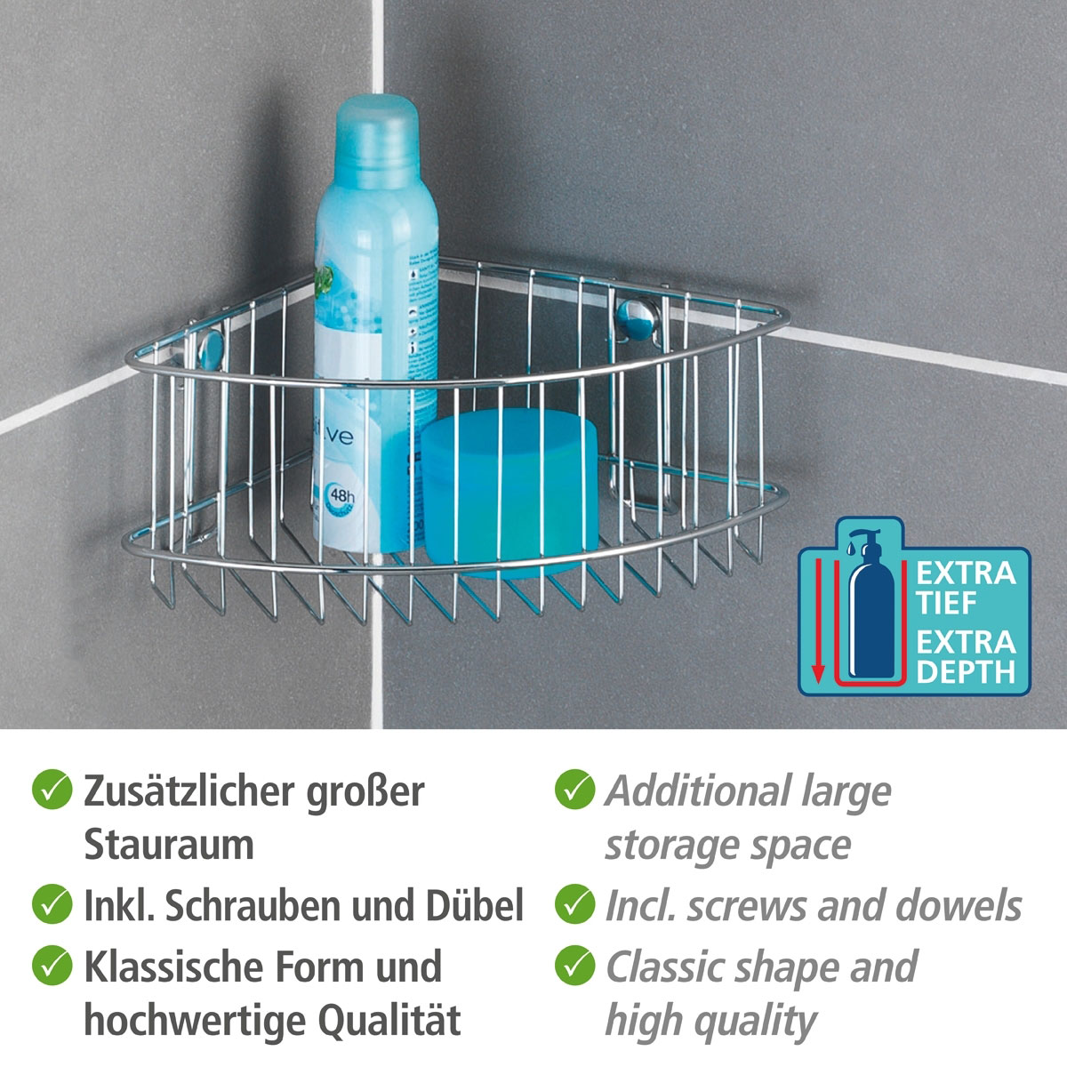 Wenko Eckablage Classic groß Bild 5