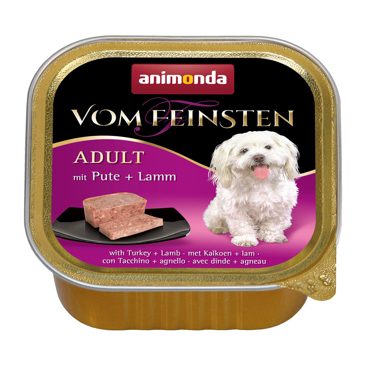 animonda Vom Feinsten Dog Adult mit Pute Lamm 150g