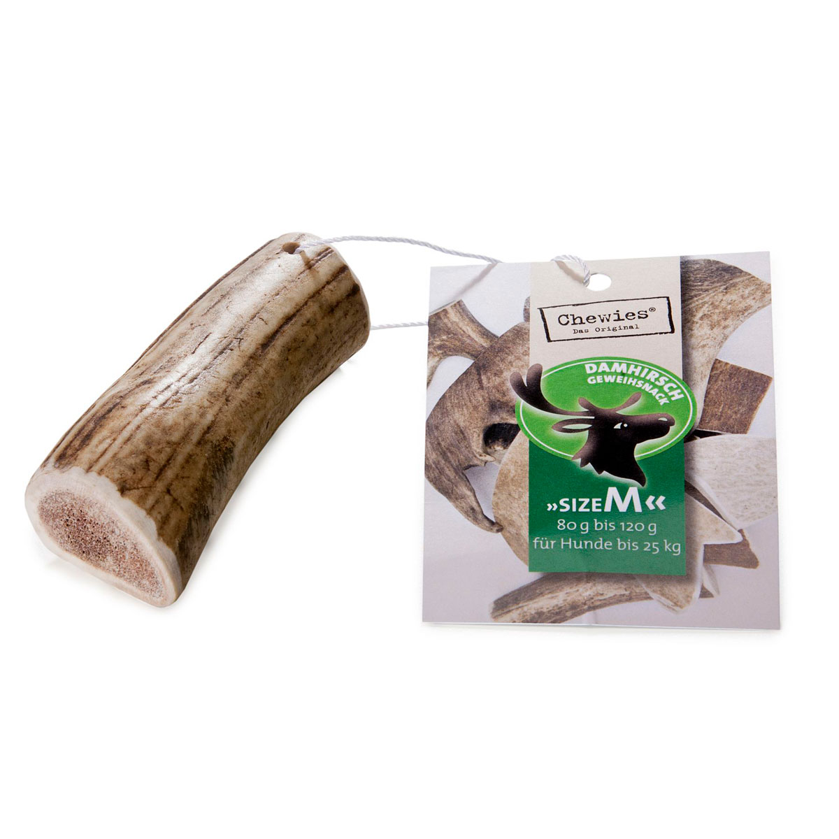 Dog Chewies Damhirsch-Geweih-Snack M