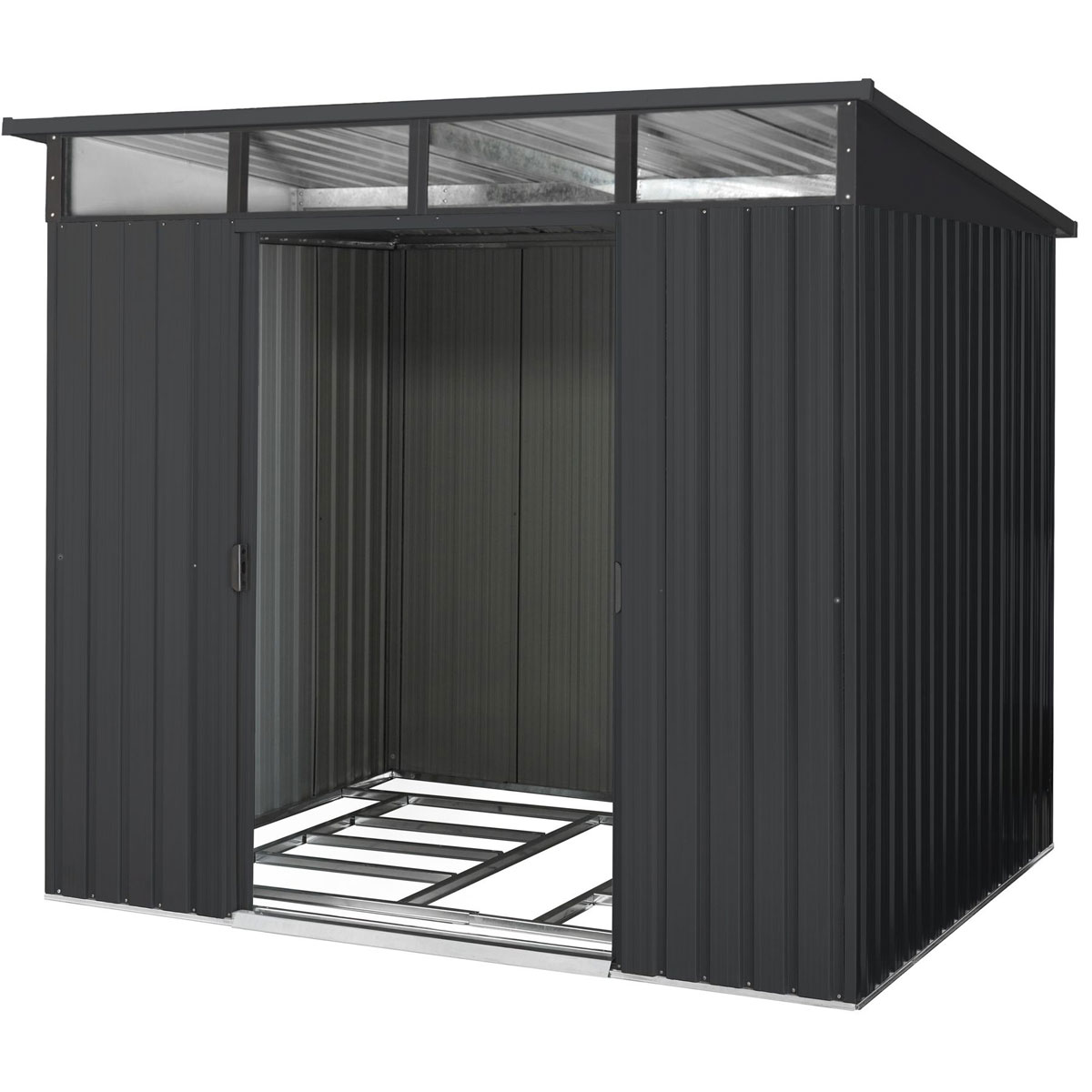 Pergart Gerätehaus Lübeck 6m² anthrazit matt Bild 3