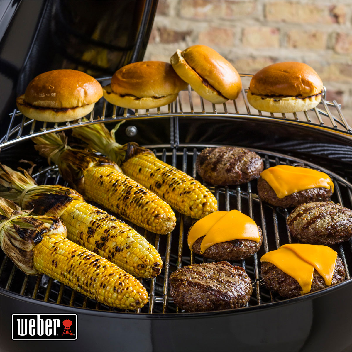 Weber Holzkohlegrill Master-Touch GBS E-5750 Durchmesser 57 cm schwarz Bild 21