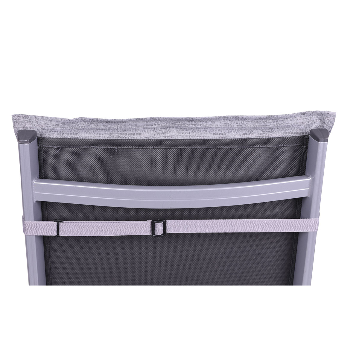 Haveson Sitzauflage Hochlehner 118x48x4cm hellgrau Bild 4