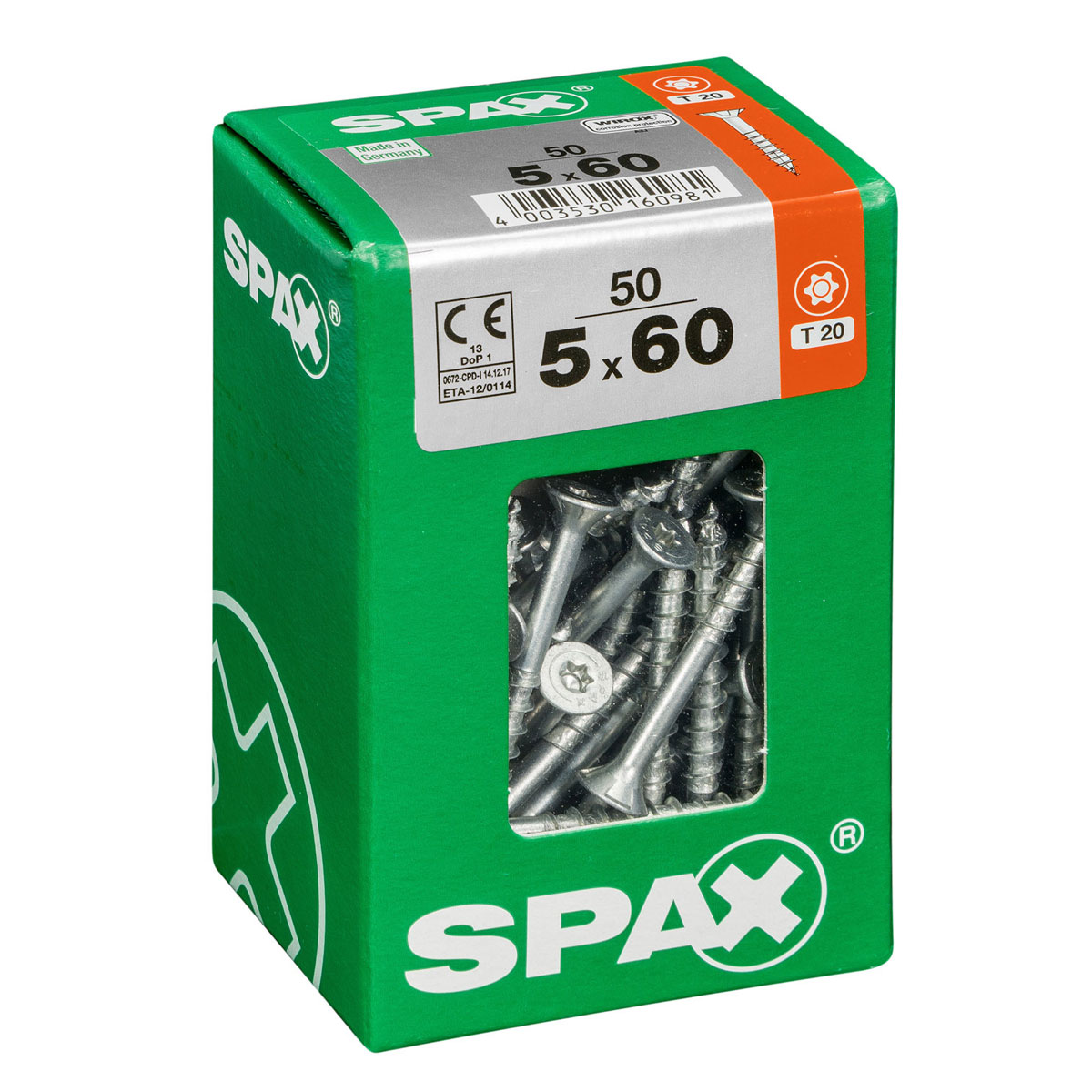 Spax Universalschrauben WIROX Senkkopf 5 x 60 L 50 Stück Bild 2