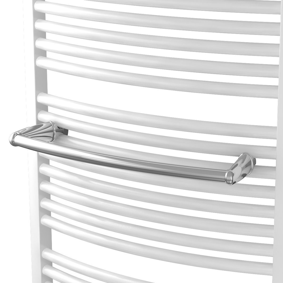 Ximax Heizkörper Zubehör Handtuchstange Design gebogen für Badheizkörper 460 mm Chrom