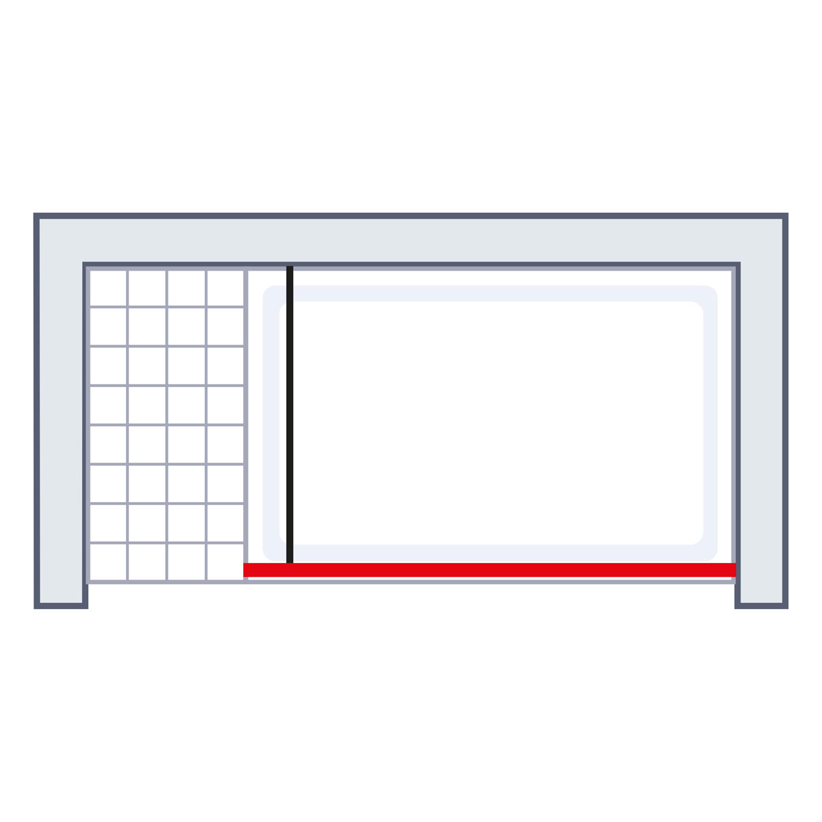 Schulte Walk In Duschwand MasterClass M6 Chromoptik ESG Fixil 70 cm fixil 500 klar hell Bild 4