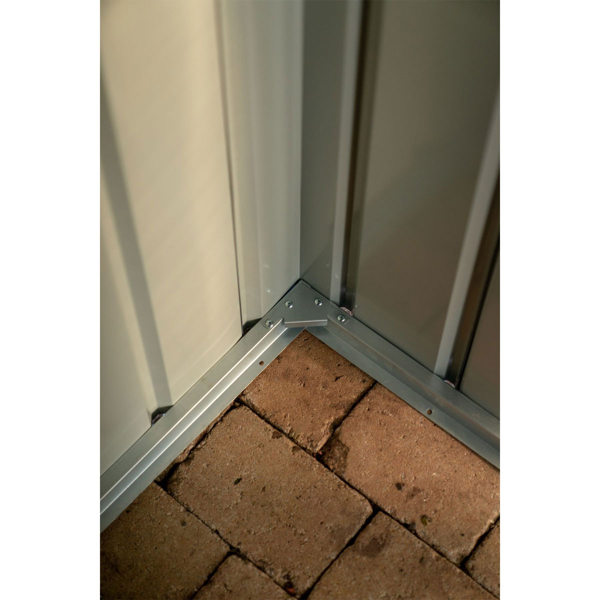 Globel Gerätehaus Lean To 3,4m² anthrazit Bild 2