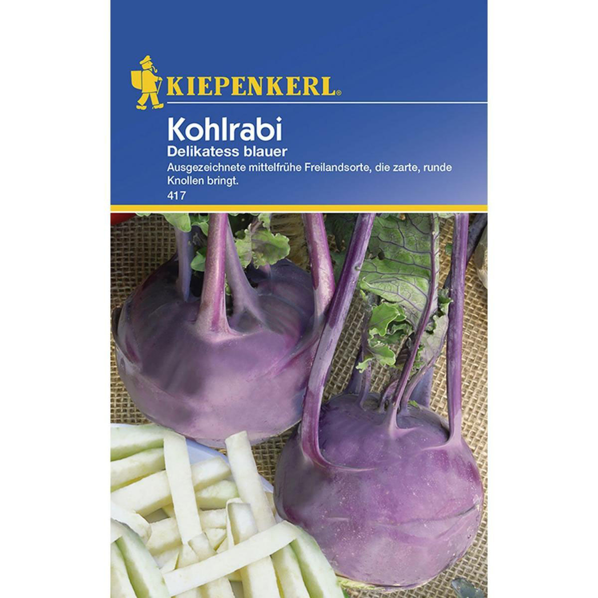 Kiepenkerl Kohlrabi Delikateß blauer
