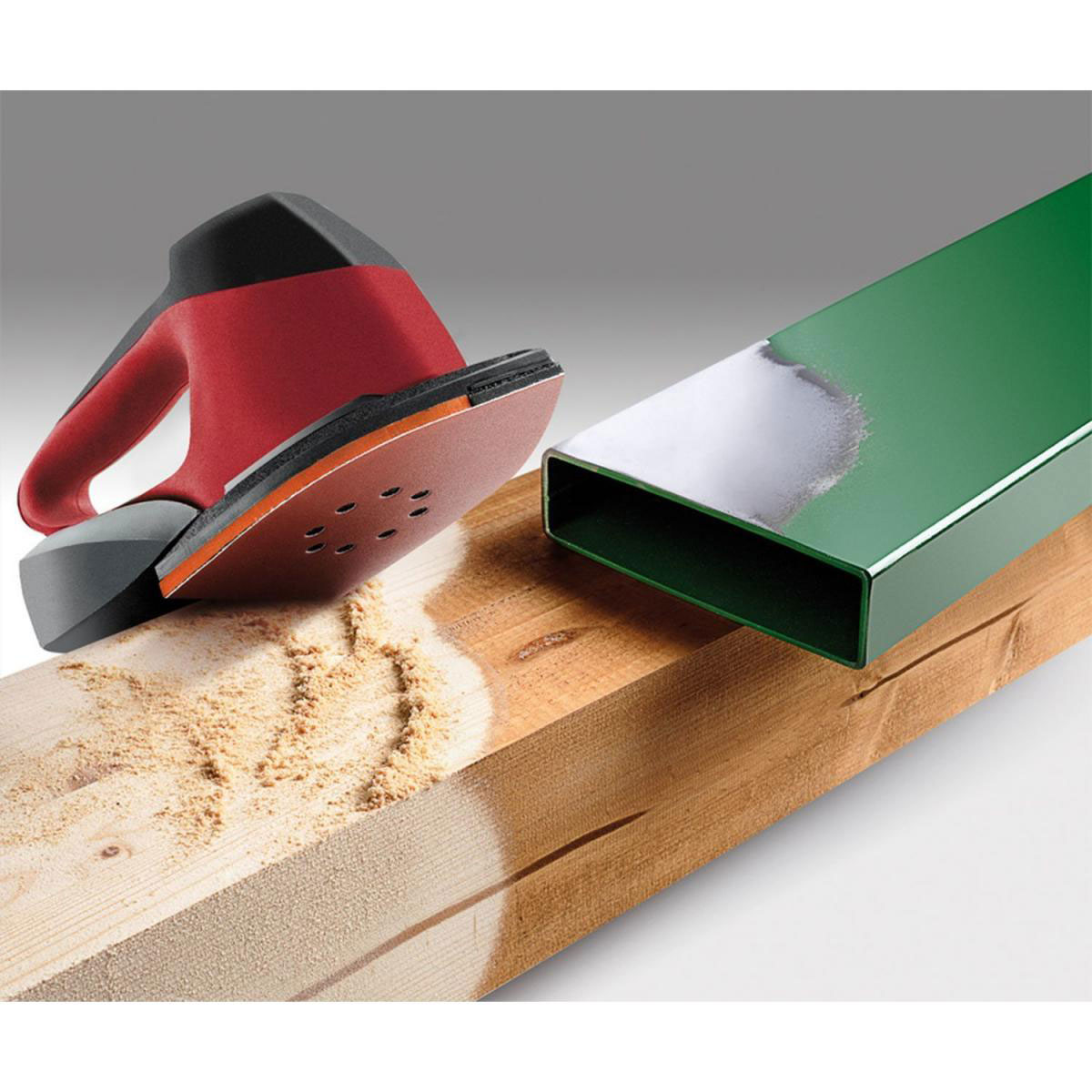 kwb  Schleifdreiecke Quick Stick Holz und Metall 107 x 175 mm K120 Bild 3