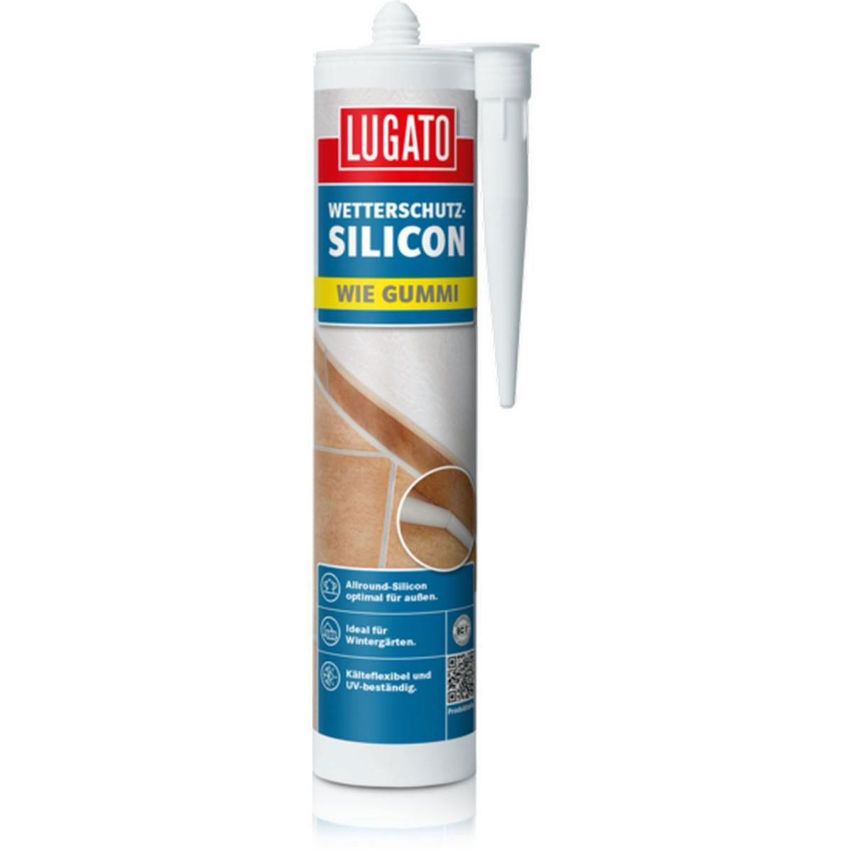 Lugato Wie Gummi Wetterschutzsilikon anthrazit 310 ml