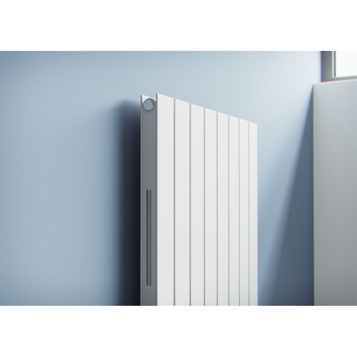 Ximax  Raumheizkörper P1 Duplex Slimline Deluxe 1800 x 295 mm 809 Watt Mittenanschluss Weiß Bild 2