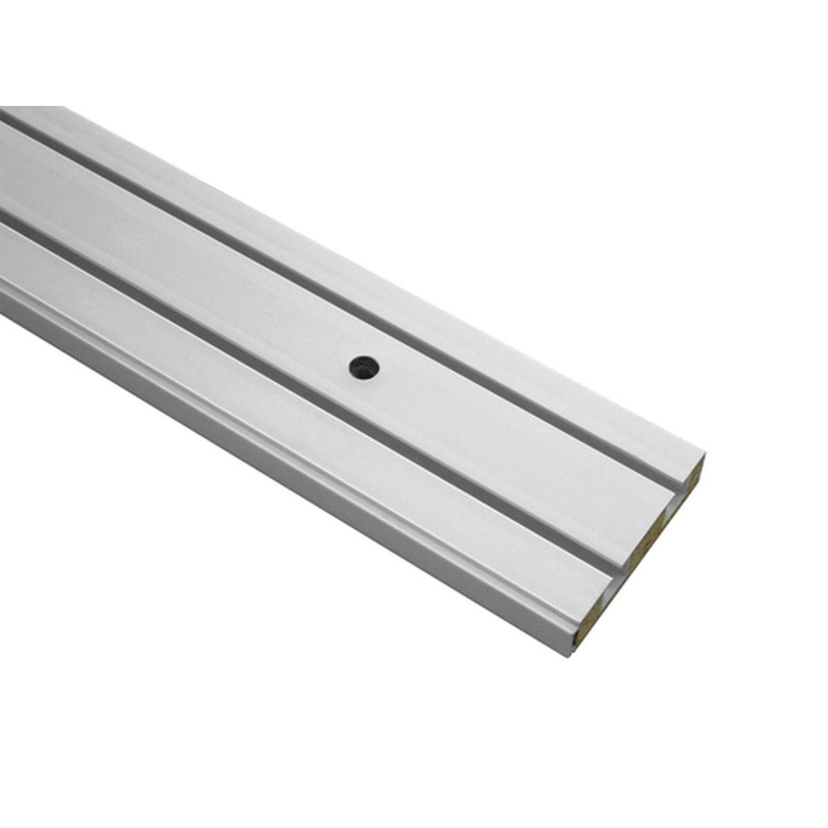 Gardinia Vorhangschiene GE2 250 cm mit Profil für Blendenbefestigung weiß Bild 2