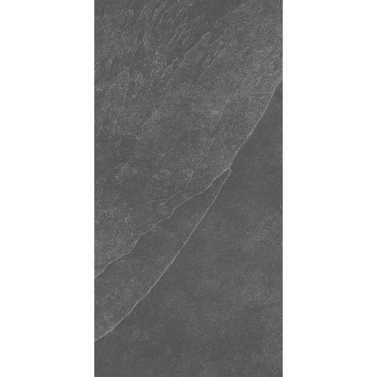 Feinsteinzeug Axis black 30,2 x 60,4 cm